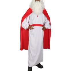HPO Adult Men's French Carton Costume | Red & White Cosplay Costume