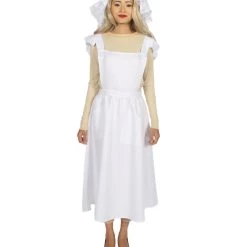 HPO Adult Women's Maid Apron Costume | Grey Cosplay Costume