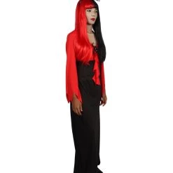 HPO Adult Women's Spider Queen Costume | Red & Black Halloween Costume