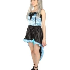 HPO Adult Women BURLESQUE DANCER COSTUME | Blue & Black Cosplay Costume Men's