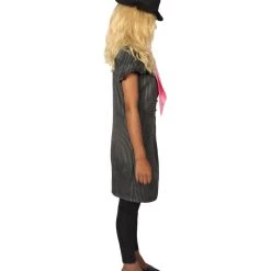 HPO Men's Adult Women GANGSTER'S COSTUME | Grey Cosplay Costume