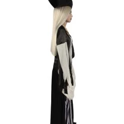 HPO Adult Women Ghost Pirate Costume | Black & White Cosplay Halloween Costume Men's