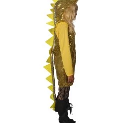 HPO Men's Adult Women Dragon Costume | Yellow Gold Carnival Costume
