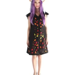 HPO Adult Women Gaming Costume | Black Cosplay Costume