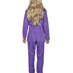 HPO Adult Women's Deluxe Party Suit Costume | Purple Prince Cosplay Costume