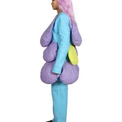 HPO Women's Multi Color Satin And Twins Costume