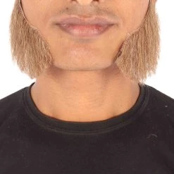 Men's Mutton Chops Side Burns | Human Facial Hair | Multiple Color Options | HPO