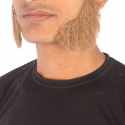 Men's Mutton Chops Side Burns | Human Facial Hair | Multiple Color Options | HPO