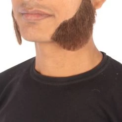 Men's Mutton Chops Side Burns | Human Facial Hair | Multiple Color Options | HPO