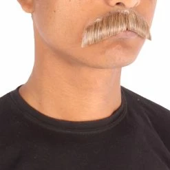 Men's Lampshade Mustache | Human Facial Hair | Multiple Colors | HPO