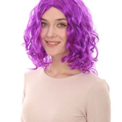 HPO Men's California Girl Curls Womens Wig Collections | Medium Glamour Cosplay Halloween Wig | Premium Breathable Capless Cap