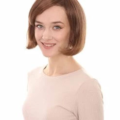 HPO Flapper Multi Colors Bob Womens Wig | Short Natural Looking Wig | Premium Breathable Capless Cap