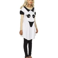 HPO Adult Women's Ghost Dress Costume | White Halloween Costume