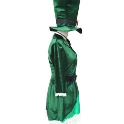 HPO Adult Women's Luscious Leprechaun Costume | Green Halloween Costume