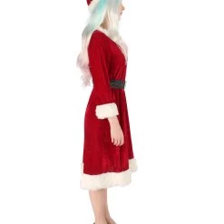 HPO Adult Women's Mrs. Santa Claus Costume | Red Christmas Costume