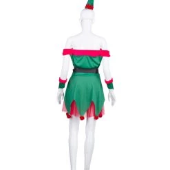 HPO Adult Women's Sexy Elf Holiday Costume | Multi Halloween Costume