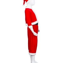 HPO Kids Child's Santa Holiday Costume | Red Cosplay Costume