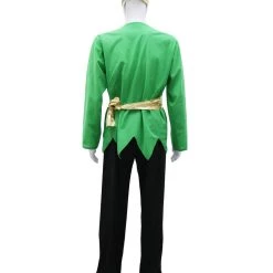 HPO Adult Men's Elf Holiday Costume | Black & Green Cosplay Costume