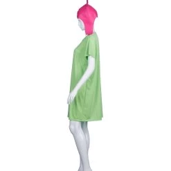 HPO Adult Women's Burgers Carton TV/Movie Costume | Pink & Green Halloween Costume