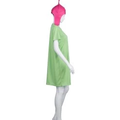 HPO Adult Women's Burgers Carton TV/Movie Costume | Pink & Green Halloween Costume