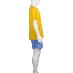 HPO Adult Men's Burgers Carton TV/Movie Costume | Yellow & Blue Cosplay Costume