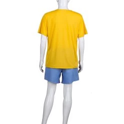 HPO Adult Men's Burgers Carton TV/Movie Costume | Yellow & Blue Cosplay Costume