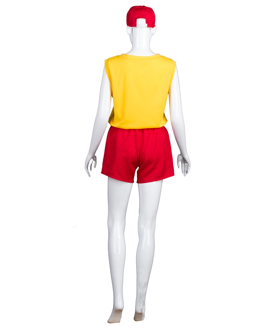 HPO Adult Women's Lifeguard TV/Movie Costume | Red & Yellow Cosplay Costume