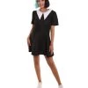 HPO Adult Women's Gothic Darling Dress Celebrity Costume | Black Cosplay Costume