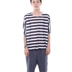 HPO Adult Men's Striped TV/Movie Costume | Black And White Cosplay Costume