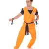 HPO Adult Men's Fighter TV / Movie Costume | Orange Halloween Costume