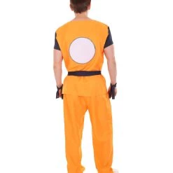 HPO Adult Men's Fighter TV / Movie Costume | Orange Halloween Costume