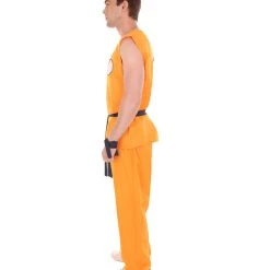 HPO Adult Men's Fighter TV / Movie Costume | Orange Halloween Costume