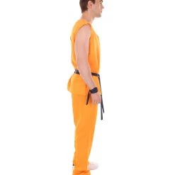HPO Adult Men's Fighter TV / Movie Costume | Orange Halloween Costume