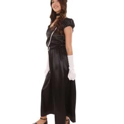 HPO Adult Women's Aristocrat Socialite Dress 20s Costume | Black Cosplay Costume