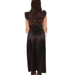 HPO Adult Women's Aristocrat Socialite Dress 20s Costume | Black Cosplay Costume