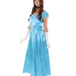 HPO Adult Women's Aristocrat Socialite Dress 20s Costume | Light Blue Cosplay Costume