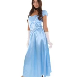 HPO Adult Women's Aristocrat Socialite Dress 20s Costume |Medium Blue Cosplay Costume