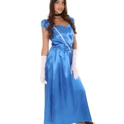 HPO Adult Women's Aristocrat Socialite Dress 20s Costume | Royal Blue Cosplay Costume