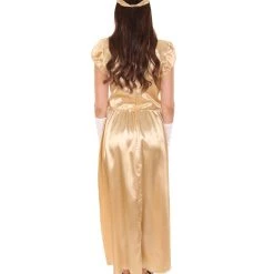 HPO Adult Women's Aristocrat Socialite Dress 20s Costume | Gold Cosplay Costume