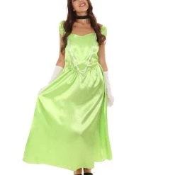 HPO Adult Women's Aristocrat Socialite Dress 20s Costume | Lime Cosplay Costume