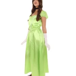 HPO Adult Women's Aristocrat Socialite Dress 20s Costume | Lime Cosplay Costume