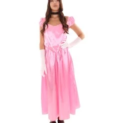 HPO Adult Women's Aristocrat Socialite Dress 20s Costume | Light Pink Cosplay Costume