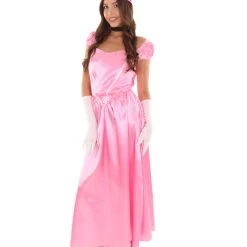 HPO Adult Women's Aristocrat Socialite Dress 20s Costume | Light Pink Cosplay Costume