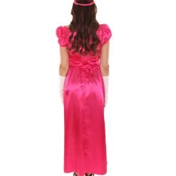 HPO Adult Women's Aristocrat Socialite Dress 20s Costume | Dark Pink Cosplay Costume