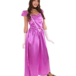 HPO Adult Women's Aristocrat Socialite Dress 20_ã_s Costume | Medium Purple Cosplay Costume