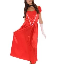 HPO Adult Women's Aristocrat Socialite Dress 20s Costume | Red Cosplay Costume