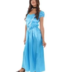 HPO Adult Women's Aristocrat Socialite Dress 20s Costume | Lake Blue Cosplay Costume
