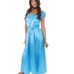 HPO Adult Women's Aristocrat Socialite Dress 20s Costume | Lake Blue Cosplay Costume