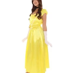 HPO Adult Women's Aristocrat Socialite Dress 20s Costume | Yellow Cosplay Costume