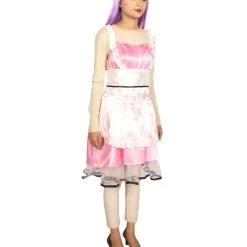 HPO Adult Women's Sexy French Maid Uniform Costume | Light Pink Cosplay Costume